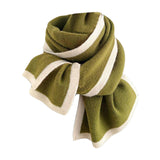 Maxbell Women Scarf Neck Scarf Ladies Scarf Cold Weather 175 cm Soft Gift Knit Scarf Green