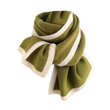 Maxbell Women Scarf Neck Scarf Ladies Scarf Cold Weather 175 cm Soft Gift Knit Scarf Green