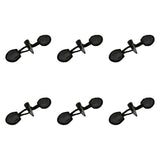 Maxbell 6 Sets Sew on Toggle Buttons Resin Horn Buttons for Winter Coat Bags Clothes Style A