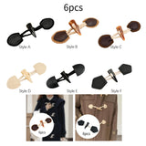 Maxbell 6 Sets Sew on Toggle Buttons Resin Horn Buttons for Winter Coat Bags Clothes Style A