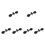 Maxbell 6 Sets Sew on Toggle Buttons Resin Horn Buttons for Winter Coat Bags Clothes Style A