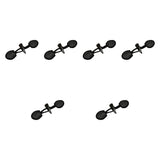 Maxbell 6 Sets Sew on Toggle Buttons Resin Horn Buttons for Winter Coat Bags Clothes Style A