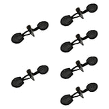 Maxbell 6 Sets Sew on Toggle Buttons Resin Horn Buttons for Winter Coat Bags Clothes Style A