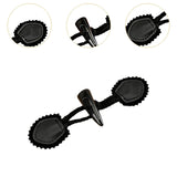 Maxbell 6 Sets Sew on Toggle Buttons Resin Horn Buttons for Winter Coat Bags Clothes Style A