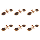 Maxbell 6 Sets Sew on Toggle Buttons Resin Horn Buttons for Winter Coat Bags Clothes Style B