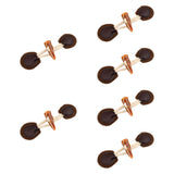 Maxbell 6 Sets Sew on Toggle Buttons Resin Horn Buttons for Winter Coat Bags Clothes Style C