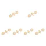 Maxbell 6 Sets Sew on Toggle Buttons Resin Horn Buttons for Winter Coat Bags Clothes Style D