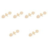 Maxbell 6 Sets Sew on Toggle Buttons Resin Horn Buttons for Winter Coat Bags Clothes Style D