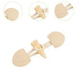 Maxbell 6 Sets Sew on Toggle Buttons Resin Horn Buttons for Winter Coat Bags Clothes Style D