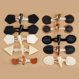 Maxbell 6 Sets Sew on Toggle Buttons Resin Horn Buttons for Winter Coat Bags Clothes Style D