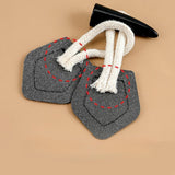 Maxbell 6 Sets Sew on Toggle Buttons Resin Horn Buttons for Winter Coat Bags Clothes Style D
