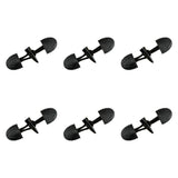 Maxbell 6 Sets Sew on Toggle Buttons Resin Horn Buttons for Winter Coat Bags Clothes Style E