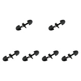 Maxbell 6 Sets Sew on Toggle Buttons Resin Horn Buttons for Winter Coat Bags Clothes Style E