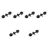 Maxbell 6 Sets Sew on Toggle Buttons Resin Horn Buttons for Winter Coat Bags Clothes Style E