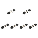 Maxbell 6 Sets Sew on Toggle Buttons Resin Horn Buttons for Winter Coat Bags Clothes Style F