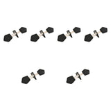 Maxbell 6 Sets Sew on Toggle Buttons Resin Horn Buttons for Winter Coat Bags Clothes Style F