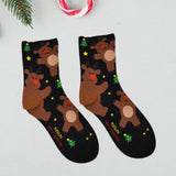 Maxbell Christmas Socks Lightweight Cotton Warm Socks for Birthday Festival Shopping