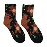 Maxbell Christmas Socks Lightweight Cotton Warm Socks for Birthday Festival Shopping
