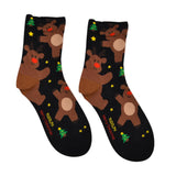 Maxbell Christmas Socks Lightweight Cotton Warm Socks for Birthday Festival Shopping