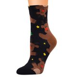 Maxbell Christmas Socks Lightweight Cotton Warm Socks for Birthday Festival Shopping