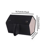 Maxbell Travel Sunglasses Organizer Sturdy Hanging Men Women Eyeglasses Storage Box Black