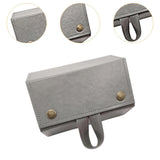 Maxbell Travel Sunglasses Organizer Sturdy Hanging Men Women Eyeglasses Storage Box Gray