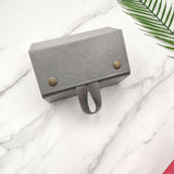 Maxbell Travel Sunglasses Organizer Sturdy Hanging Men Women Eyeglasses Storage Box Gray