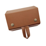 Maxbell Travel Sunglasses Organizer Sturdy Hanging Men Women Eyeglasses Storage Box Brown