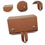 Maxbell Travel Sunglasses Organizer Sturdy Hanging Men Women Eyeglasses Storage Box Brown