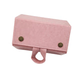 Maxbell Travel Sunglasses Organizer Sturdy Hanging Men Women Eyeglasses Storage Box Pink