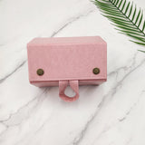 Maxbell Travel Sunglasses Organizer Sturdy Hanging Men Women Eyeglasses Storage Box Pink