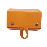 Maxbell Travel Sunglasses Organizer Sturdy Hanging Men Women Eyeglasses Storage Box Orange