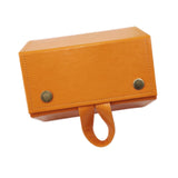 Maxbell Travel Sunglasses Organizer Sturdy Hanging Men Women Eyeglasses Storage Box Orange