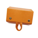 Maxbell Travel Sunglasses Organizer Sturdy Hanging Men Women Eyeglasses Storage Box Orange