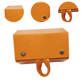 Maxbell Travel Sunglasses Organizer Sturdy Hanging Men Women Eyeglasses Storage Box Orange