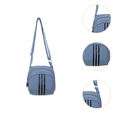 Maxbell Small Crossbody Bag Shoulder Bag Travel Bag Zipper Closure Fashion Sling Bag Blue