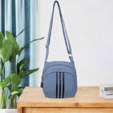 Maxbell Small Crossbody Bag Shoulder Bag Travel Bag Zipper Closure Fashion Sling Bag Blue