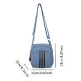 Maxbell Small Crossbody Bag Shoulder Bag Travel Bag Zipper Closure Fashion Sling Bag Blue