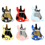 Maxbell Guitar Shaped Backpack Fashion Trendy Guitar Purse for Dating Shopping Party Black