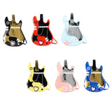 Maxbell Guitar Shaped Backpack Fashion Trendy Guitar Purse for Dating Shopping Party Black