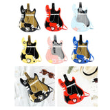 Maxbell Guitar Shaped Backpack Fashion Trendy Guitar Purse for Dating Shopping Party Black