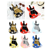 Maxbell Guitar Shaped Backpack Fashion Trendy Guitar Purse for Dating Shopping Party Black