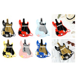 Maxbell Guitar Shaped Backpack Fashion Trendy Guitar Purse for Dating Shopping Party Black