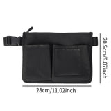 Maxbell Nurse Waist Pack Pouch Healthcare Tool Organizer for Nursing Kits Tool Women Black