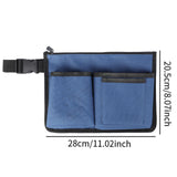 Maxbell Nurse Waist Pack Pouch Healthcare Tool Organizer for Nursing Kits Tool Women Blue
