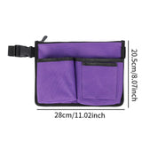 Maxbell Nurse Waist Pack Pouch Healthcare Tool Organizer for Nursing Kits Tool Women Purple