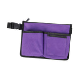 Maxbell Nurse Waist Pack Pouch Healthcare Tool Organizer for Nursing Kits Tool Women Purple