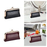 Maxbell Small Organizer Multipurpose Female Wallet Portable PU Fashion Storage Pouch Black