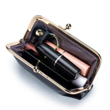 Maxbell Small Organizer Multipurpose Female Wallet Portable PU Fashion Storage Pouch Black