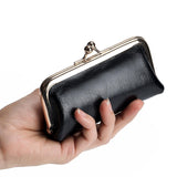 Maxbell Small Organizer Multipurpose Female Wallet Portable PU Fashion Storage Pouch Black